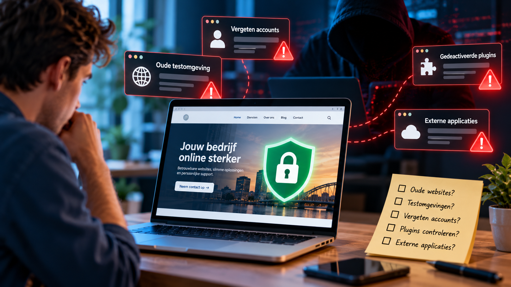 Een veilige website begint niet bij een slotje: 5 beveiligingsrisico's die ondernemers vaak vergeten 1