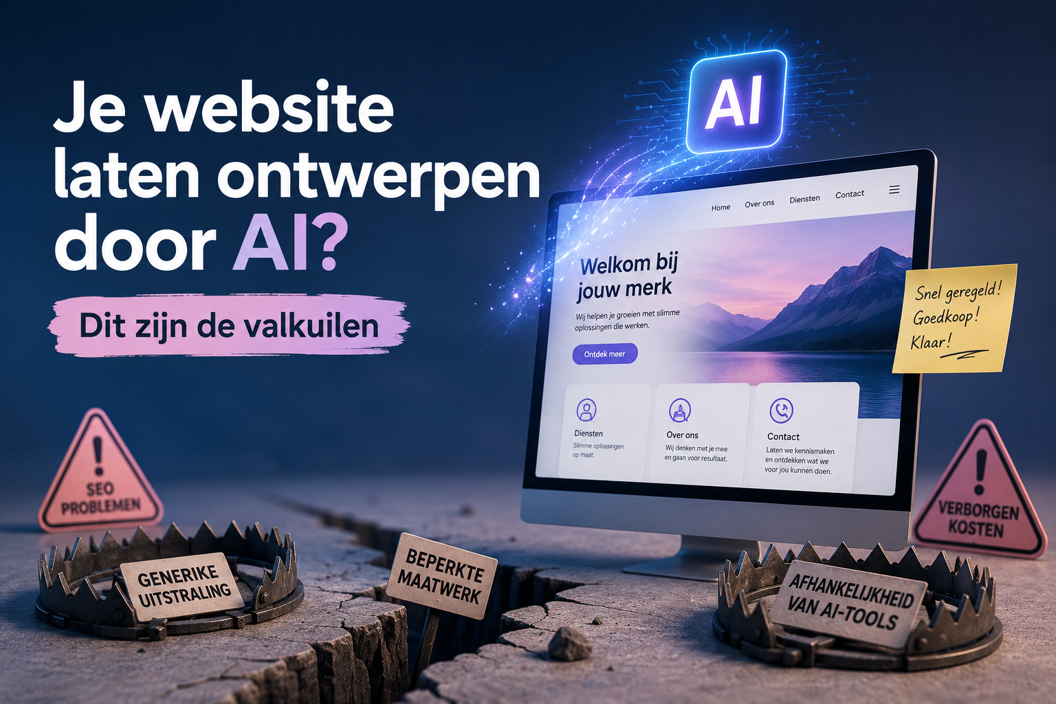 Je website laten ontwerpen door AI? Dit zijn de valkuilen 1
