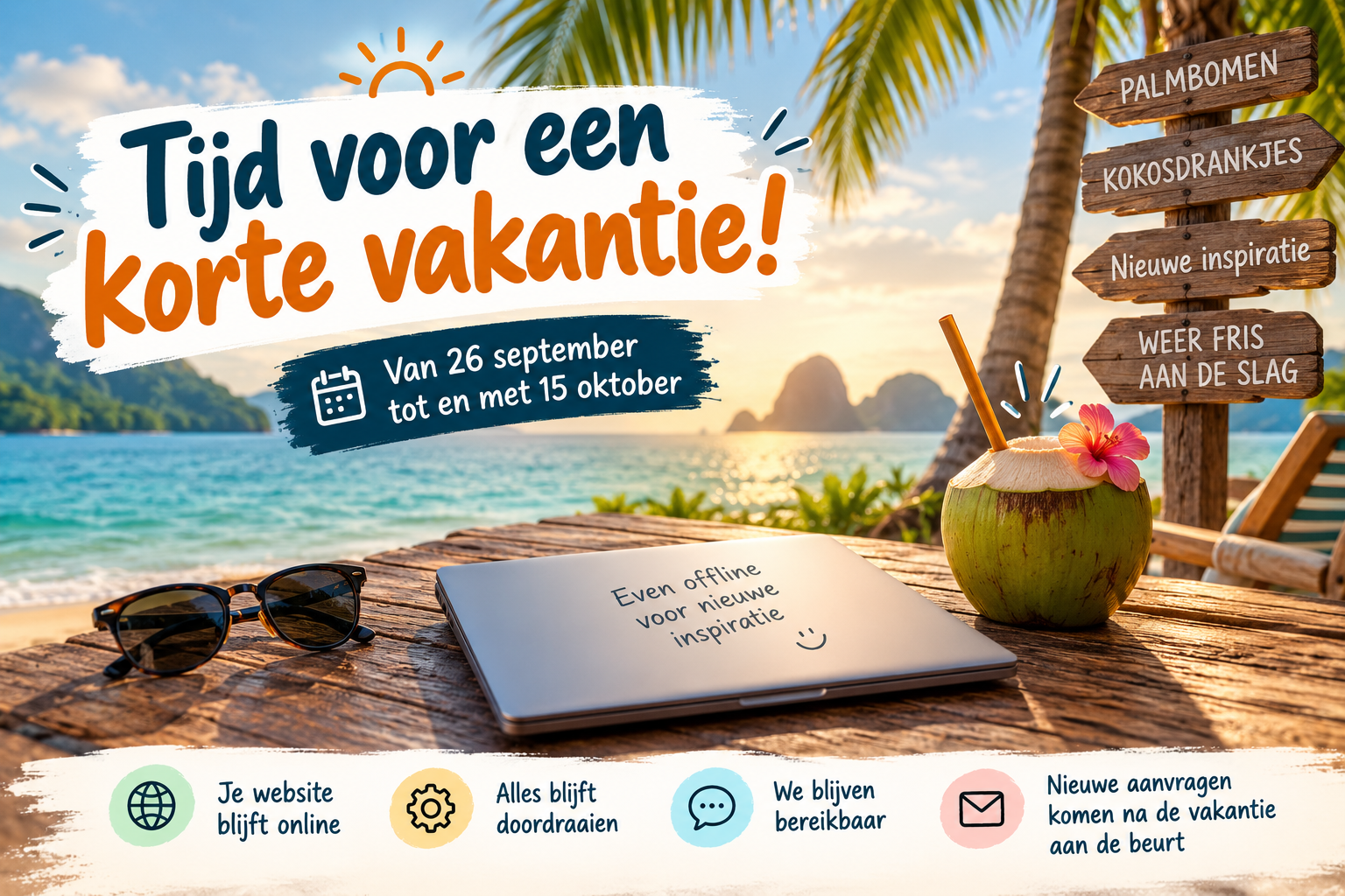 Tijd voor een korte vakantie! 1