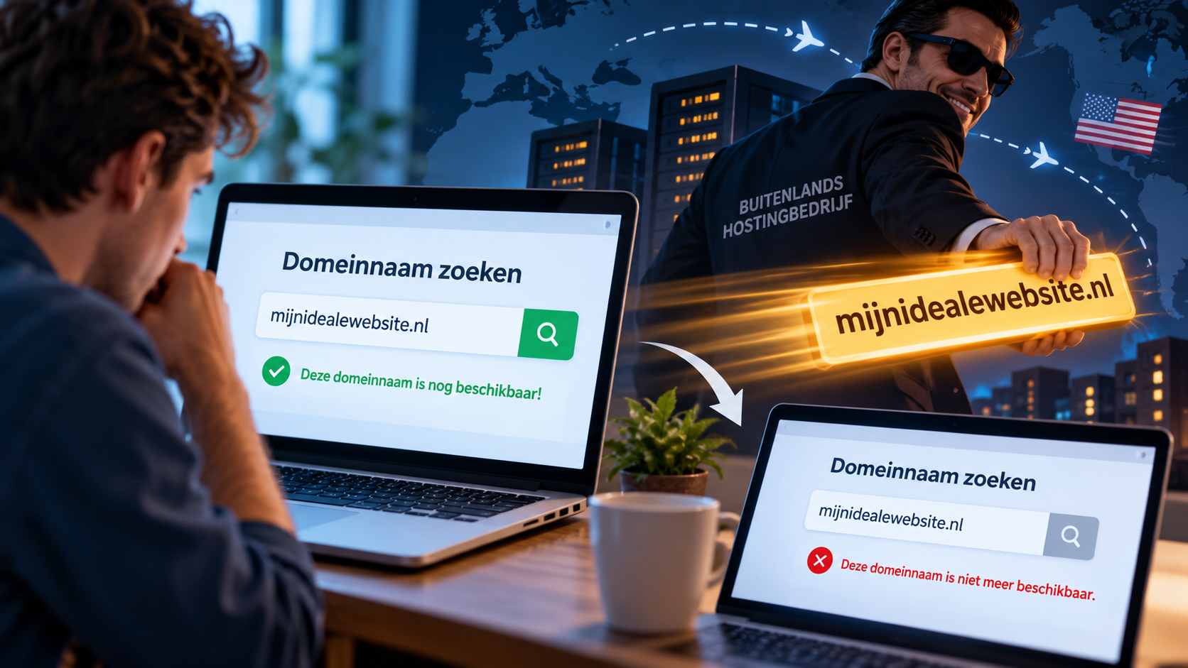 Zo gaan buitenlandse hostingbedrijven er met jouw domeinnaam vandoor 1